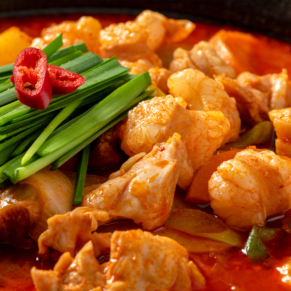 한우 대창 전골 순살 곱도리탕 닭볶음탕 밀키트 1kg : 대림샘샘이곱창