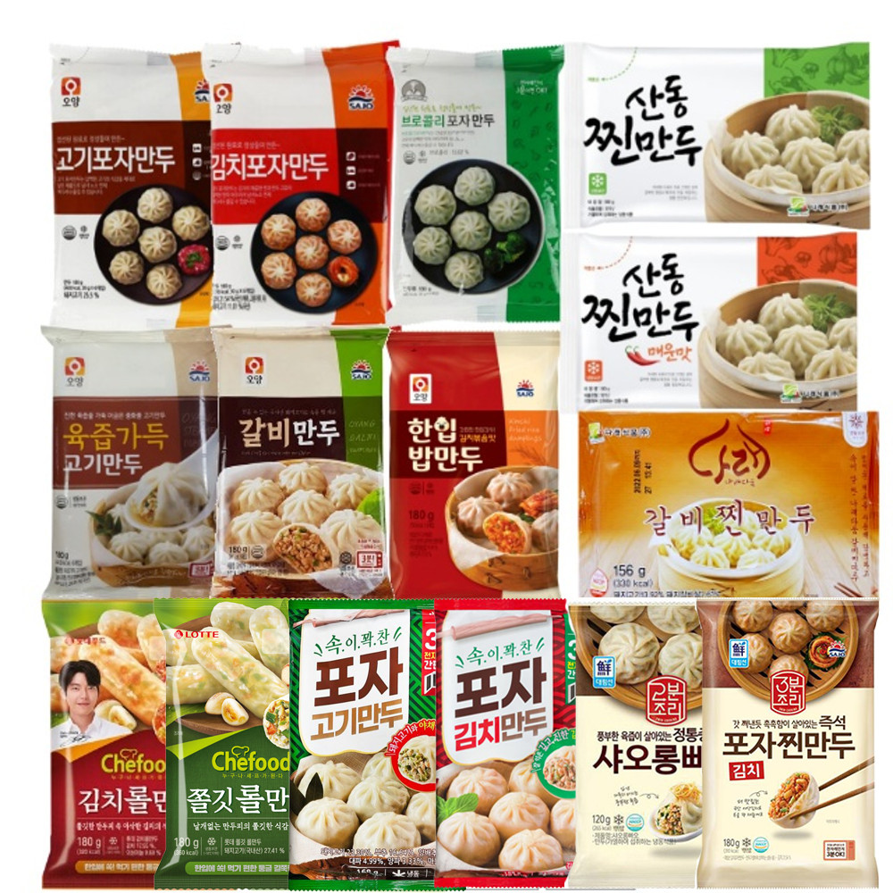 포자만두 3개 외 (50종) 매운 김치 고기 갈비 만두 찐만두 전자레인지 사조오양 : 푸드 아울렛