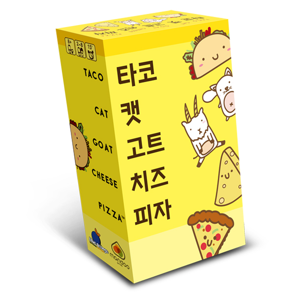 [엠투월드] 타코캣고트치즈피자 (2-8인 파티 보드게임) 타코캣 보드게임 시리즈 : 엠투월드
