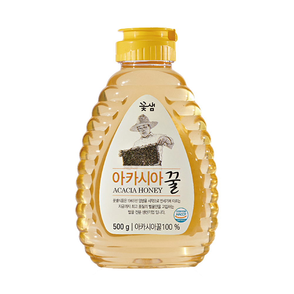 꽃샘식품 아카시아 꿀 500g / 100% 아카시아 벌꿀 : 할인마트몰