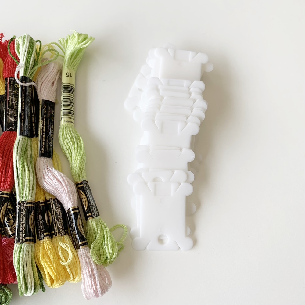 한글 자수 스티치 샘플러의 자수실 세트 : 림자수공방