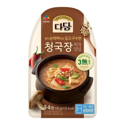 [CJ] 다담 청국장 찌개 양념 130g (유통기한 임박상품) : 와와닷컴