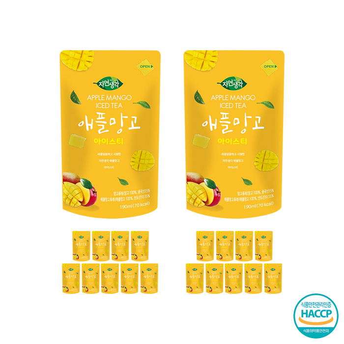 자연생각 애플망고 아이스티 20팩 : 고려식품개발