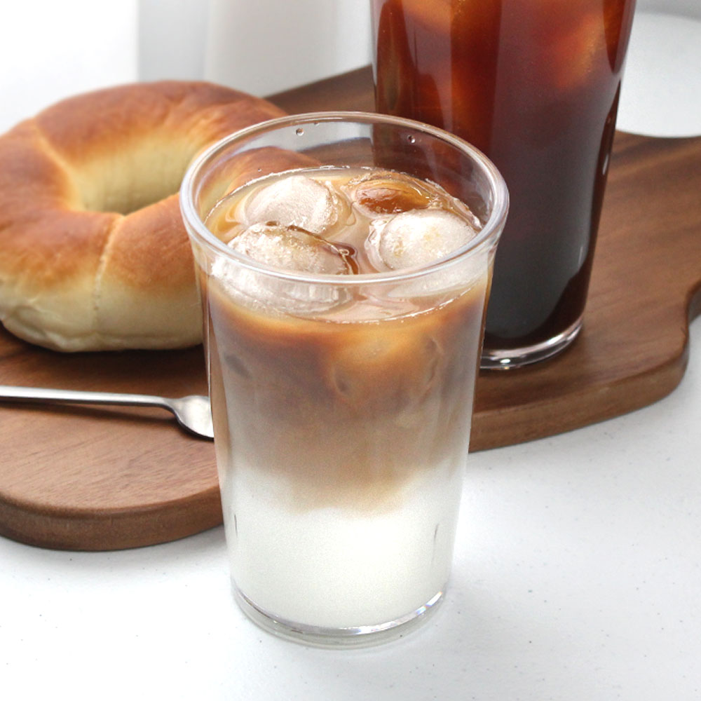 PC 투명 아이스컵 다회용 카페 플라스틱컵 아메리카노잔 음료수컵 500ml 18온스 : 또바기 라라