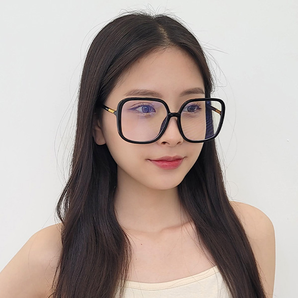 오버스퀘어 프레임 뿔테 안경 (23T135) : 수앤수악세사리