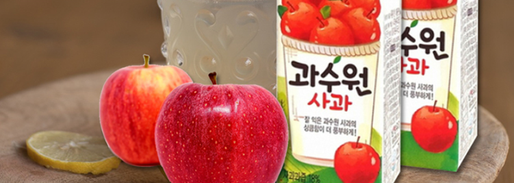 남양 과수원 사과 복숭아 주스 190ml x 24팩 : 오병이어스토팜