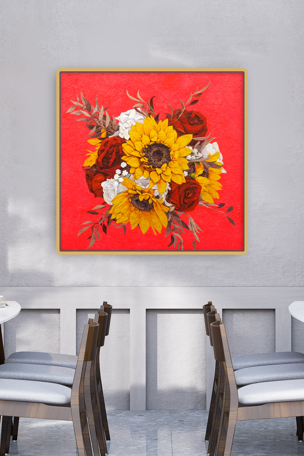 김일주 | The Present #16 ( 60.6X60.6cm 오픈형 우드 프레임) : 아트버디