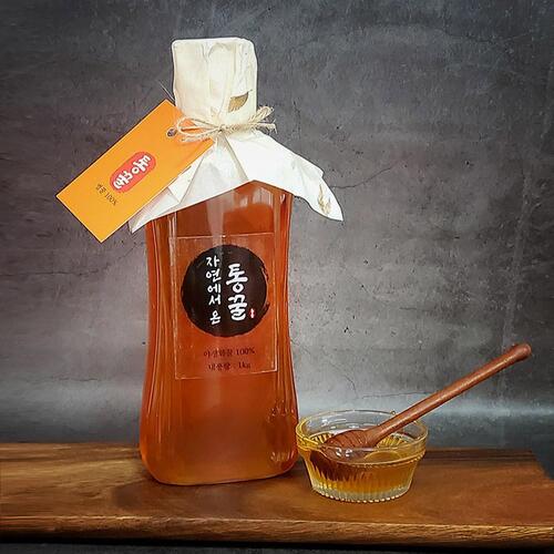 [포토상품평 이벤트] 벌꿀 아카시아꿀 토종벌꿀 자연에서 온 통꿀 100% 1kg : 헬씨메이드