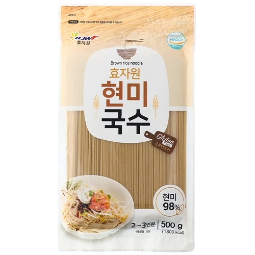 국산 현미로만 만든 효자원 현미국수 글루텐프리 쌀국수 열무 비빔 잔치 스파게티 당일발송 : 구복상회