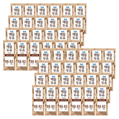 매일두유 190ml [24팩+24팩] 48팩 오리지널 식이섬유 저당 식물성단백질 : 밀크익스프레스