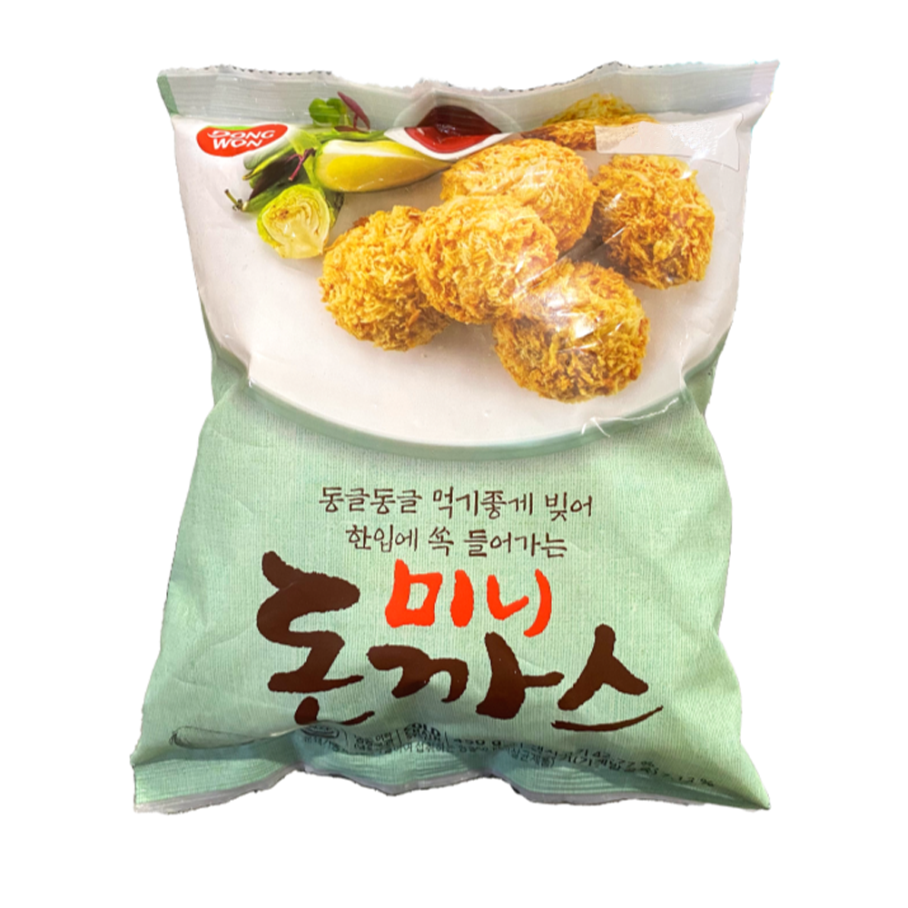 동원에프앤비 동원 미니 돈까스 450g 돈가스 냉동 반찬 간식 간편 튀김 바삭 업소 가정 : 곰소할인마트