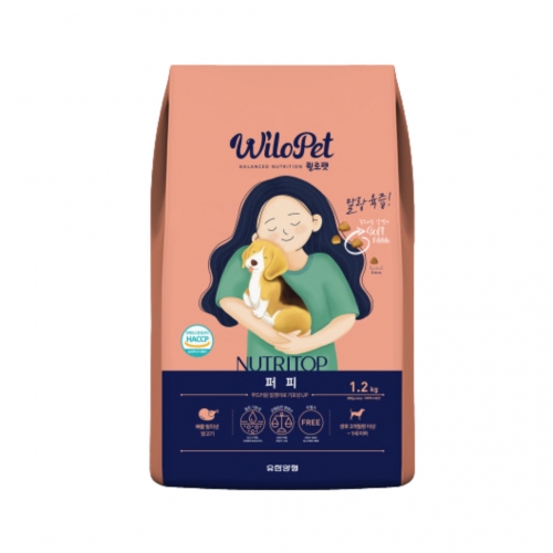 유한양행 윌로펫 뉴트리탑 퍼피 3kg (300gx10개)[소프트사료] : 이즈마인