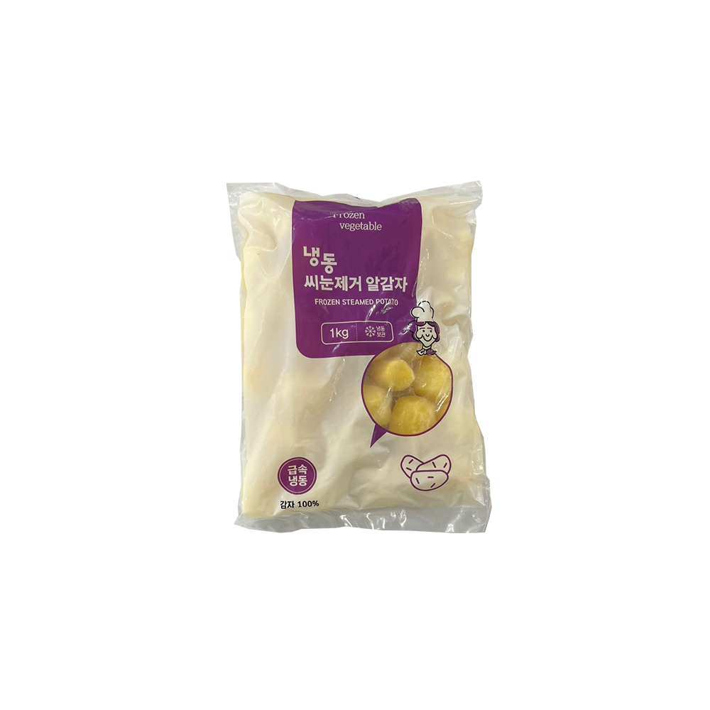 [더함푸드] 냉동 탈피 알 감자 1kg 글로벌 베트남산 : 더함푸드