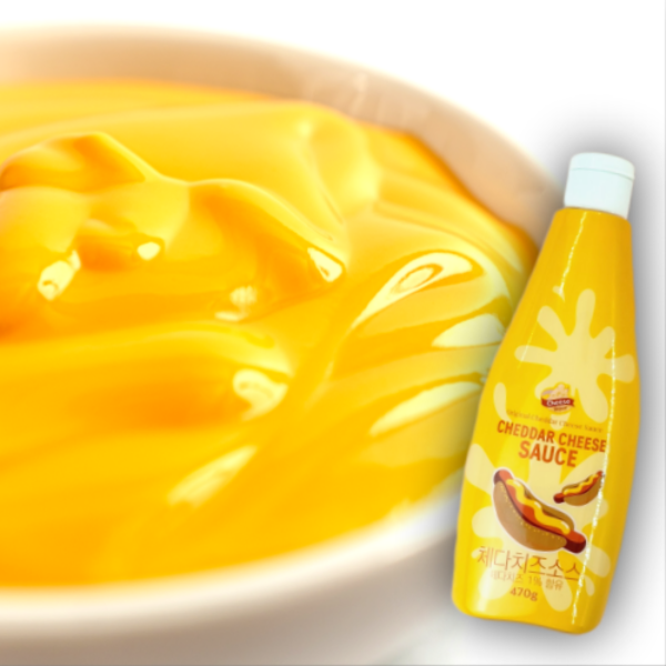 체다치즈소스 470g 핫도그 샌드위치 피자 햄버거 소스 : 안주상회