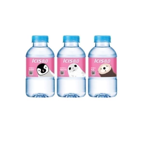 아이시스8.0 200ml 80개 미니생수 어린이 작은물 아이들 생수 휴대용 : 엘림맘