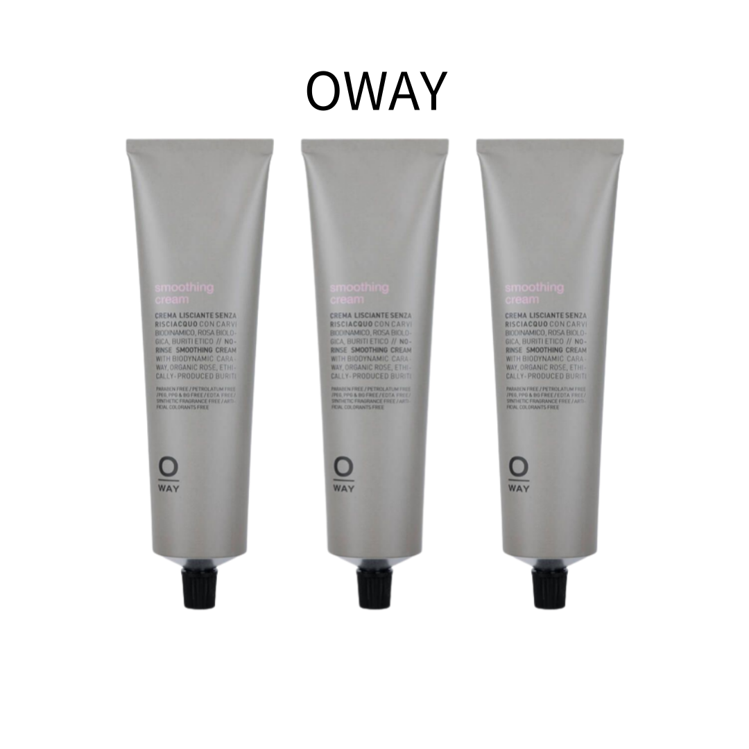 OWAY 오웨이 헤어 크림 스무딩 150ml x 3개 : BURGOS