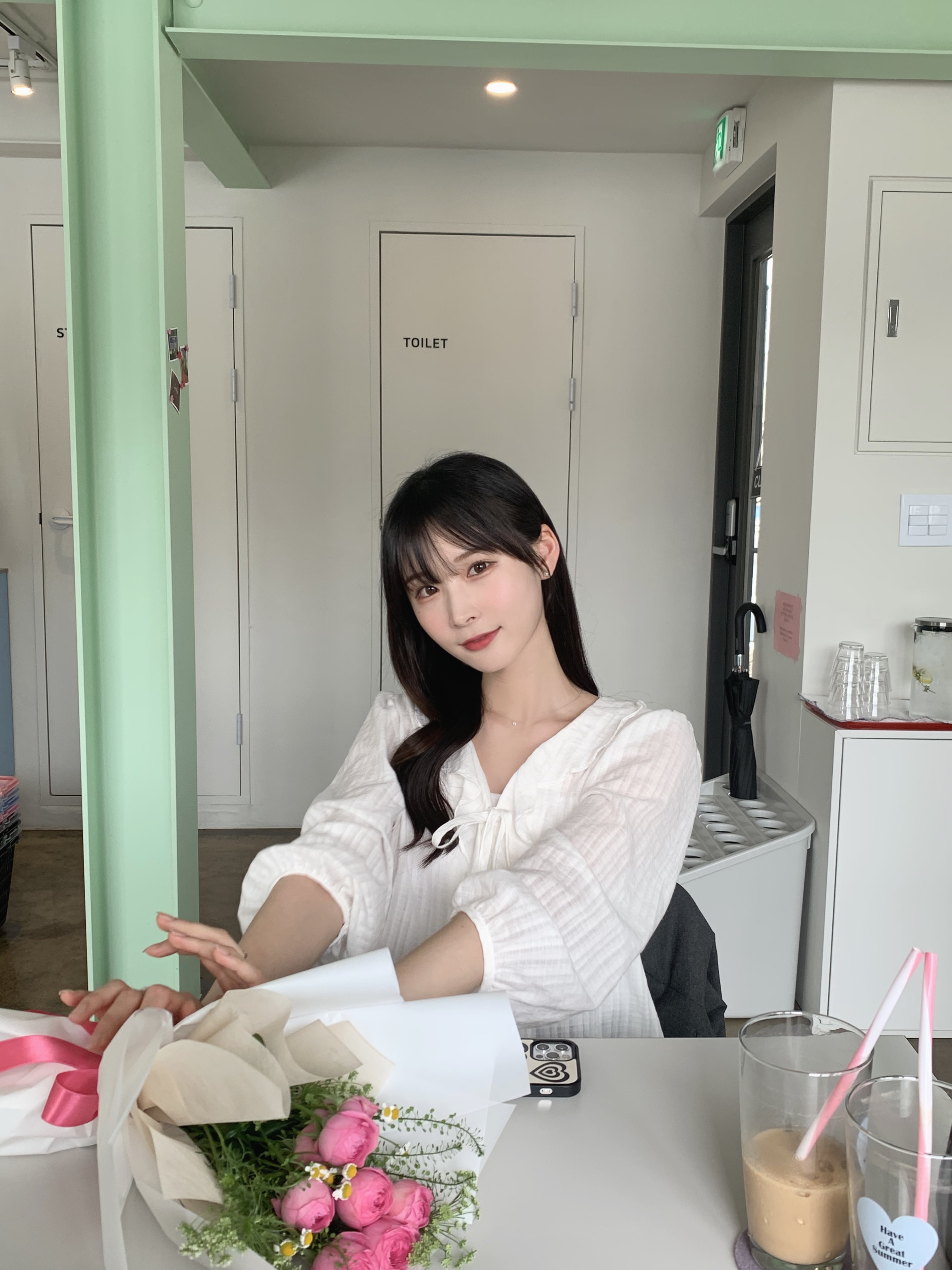 [당일] Ribbon blouse : 디어선샤인