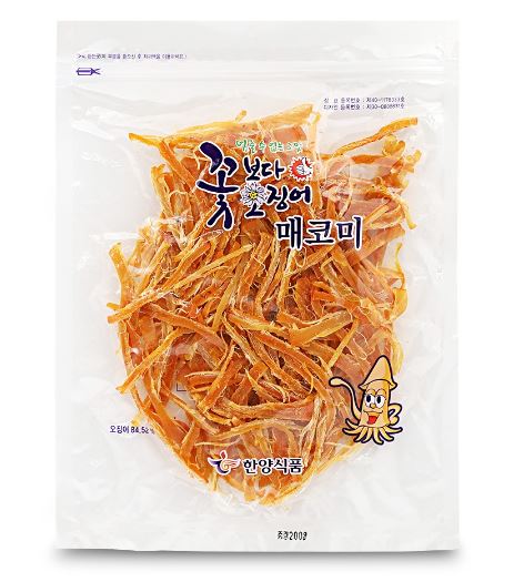 한양 꽃보다 오징어 매코미 200g 2팩 : 반샐리