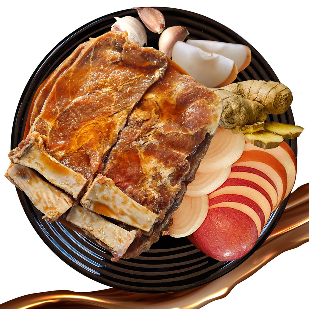 돼지양념 왕구이 1.3kg (돼지 목살 갈비 캠핑) : 막창곱창전문 대원푸드