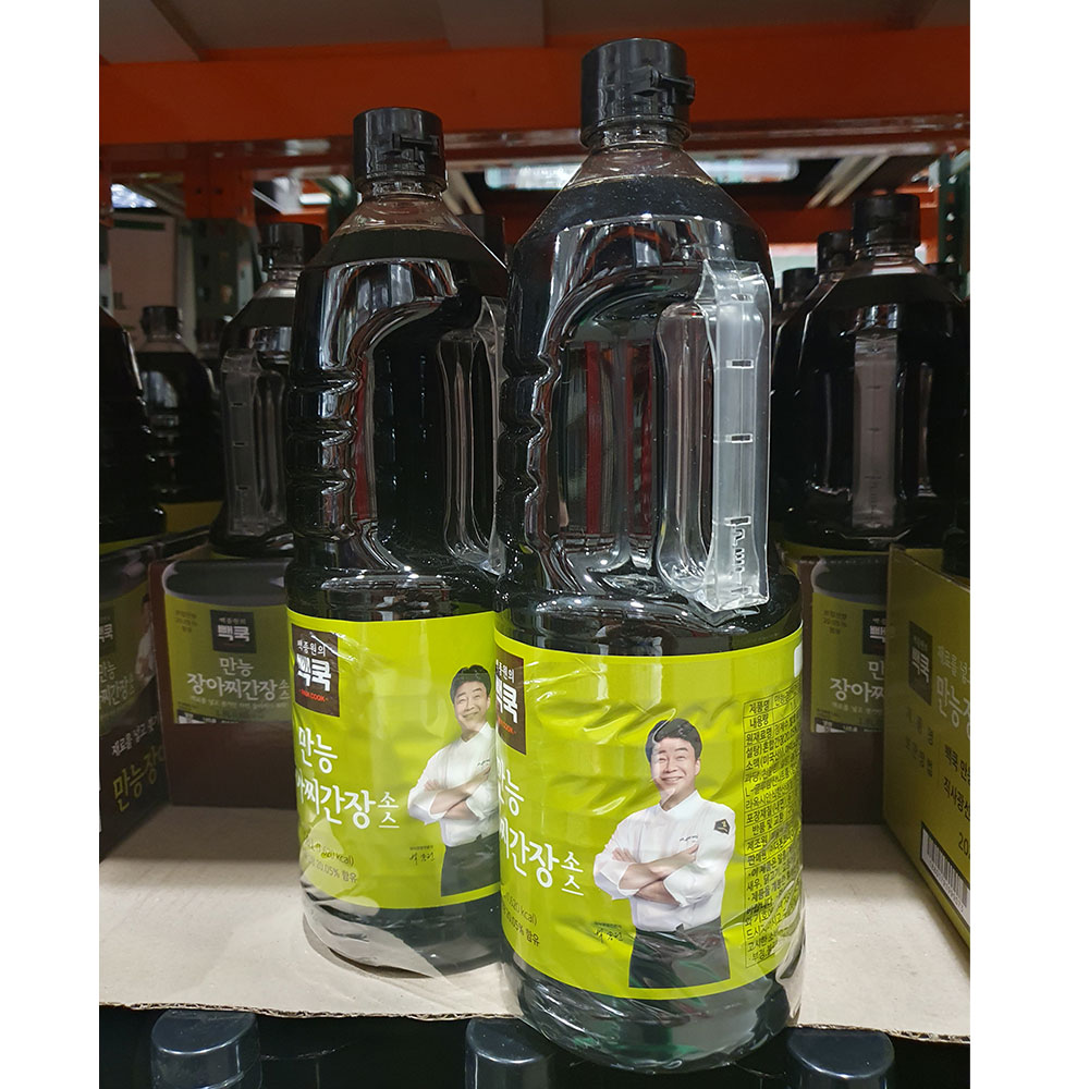 더본 백종원 만능 장아찌 간장 소스 1.8L X 2 : 서진이아빠