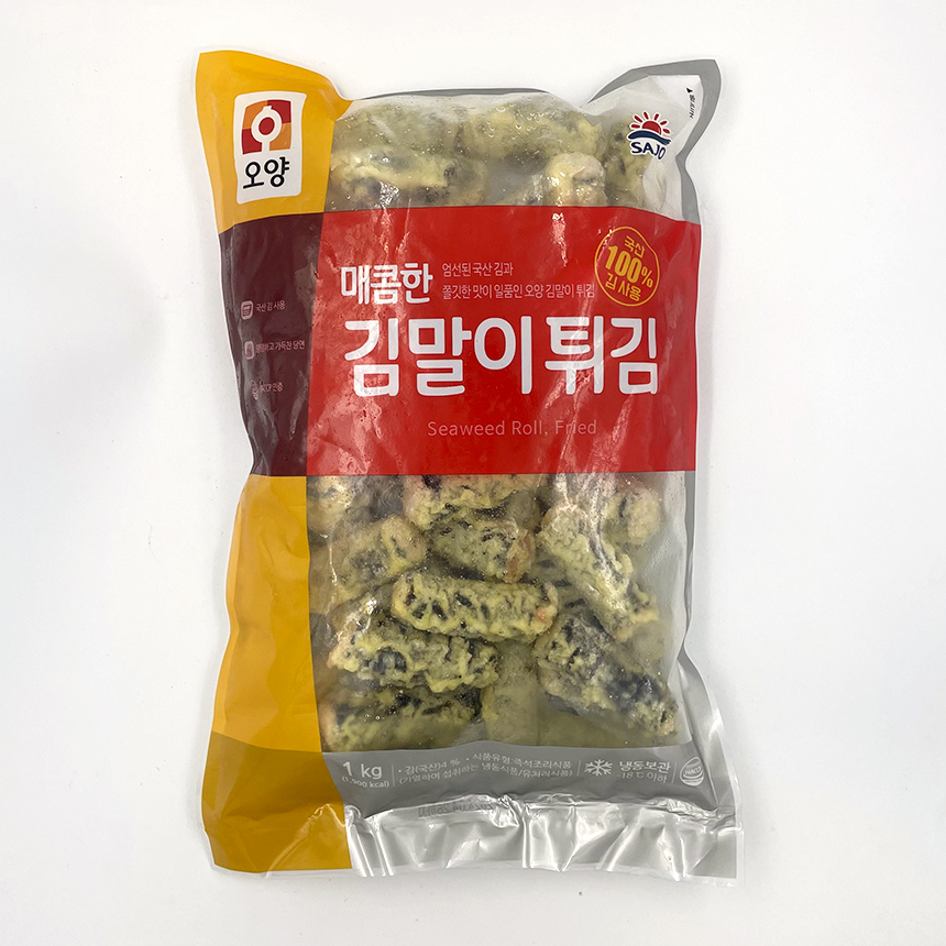 사조오양 매콤 김말이 1kg[12개 단위 택배비 부과] 매콤한 : 먹고사는이야기