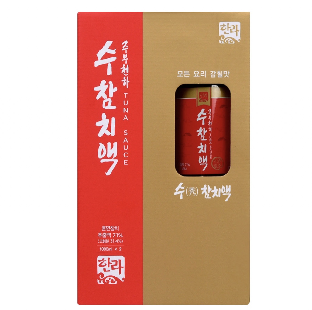 한라 수참치액 1L x 2통 세트 요리 감칠맛 : 지우Fun