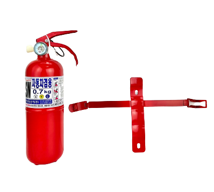 0.7kg ABC 분말 소화기 자동차겸용 차량용 캠핑용 가정용 국내산 수입산 삼우산기 : 소화기몰