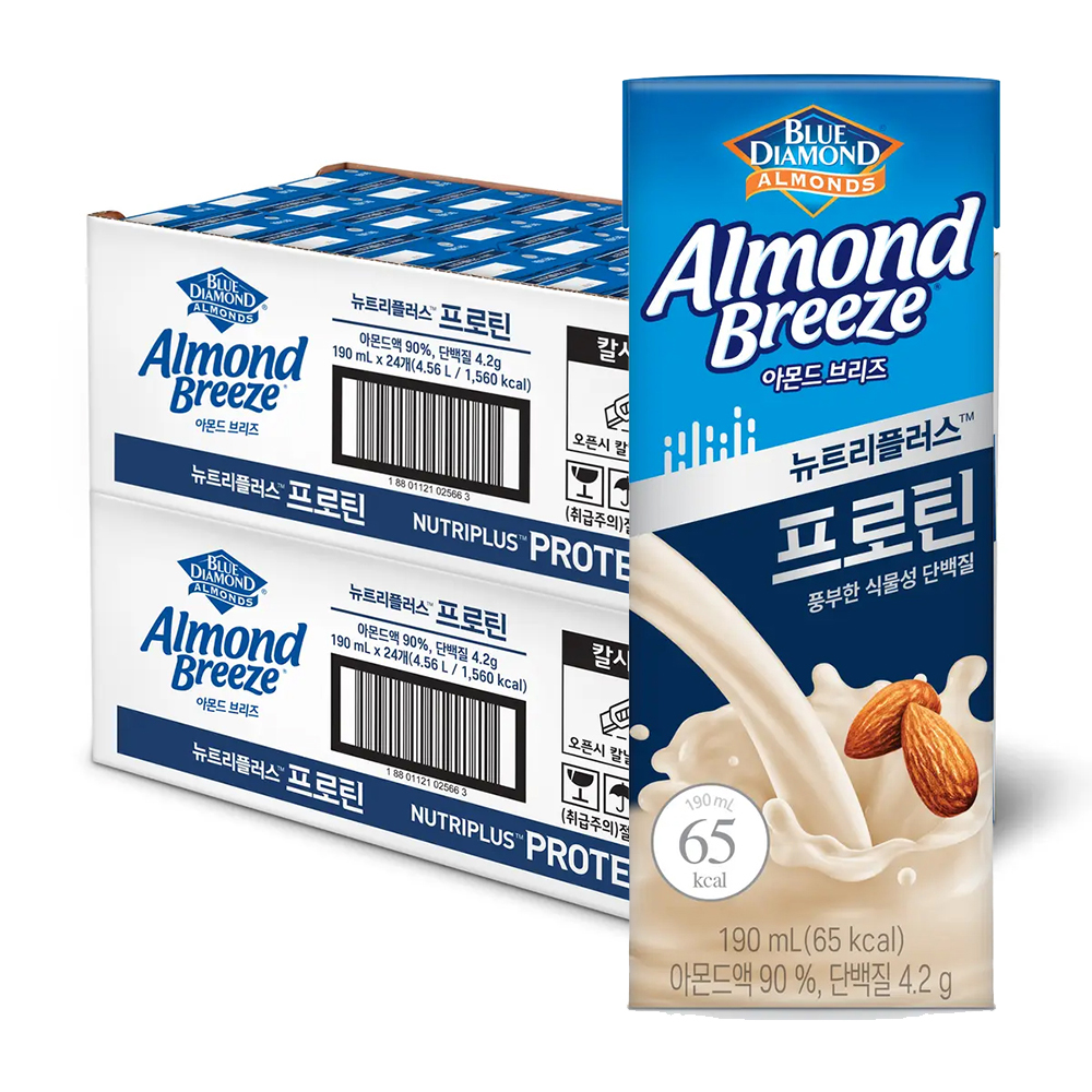 코스트코 아몬드 브리즈 프로틴 190ml x 48팩 : 코코꿀템샵