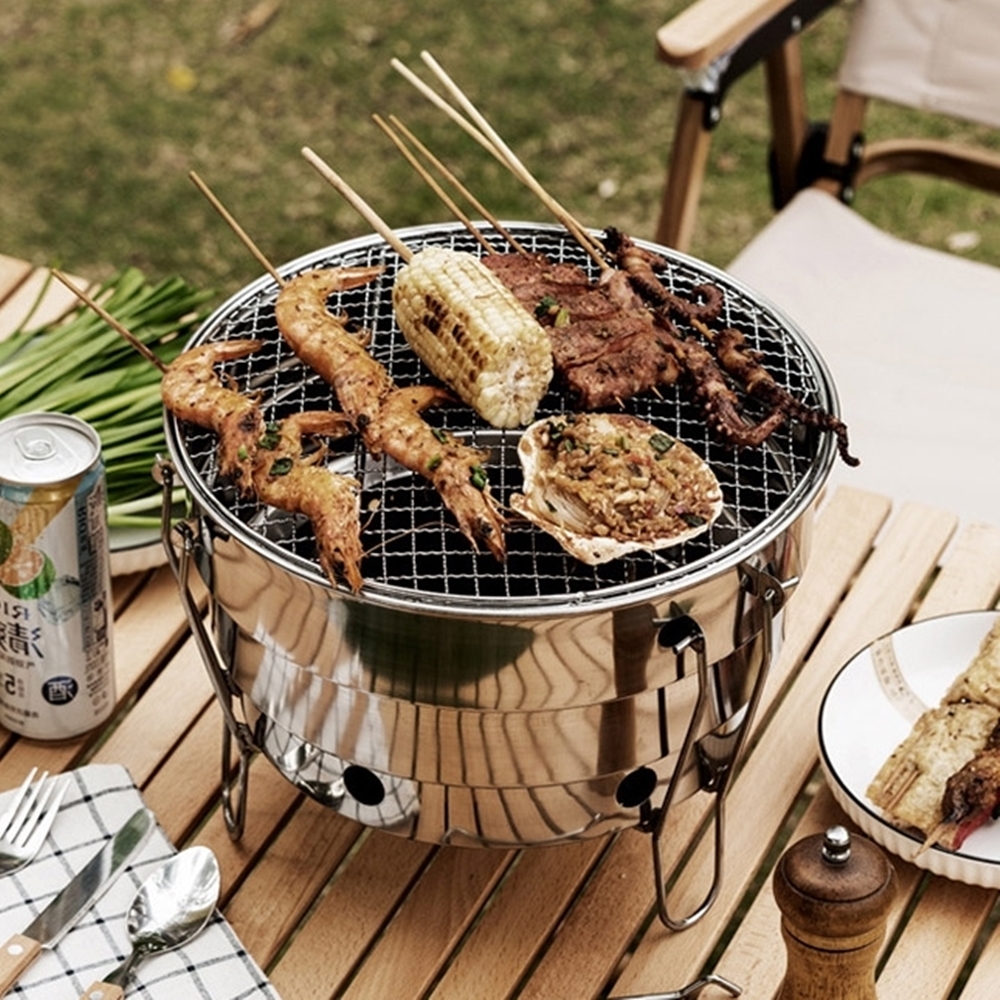 화로구이 가정용숯불화로 숯화로 꼬치화로 감성화로대 접이식 : 태빛상회