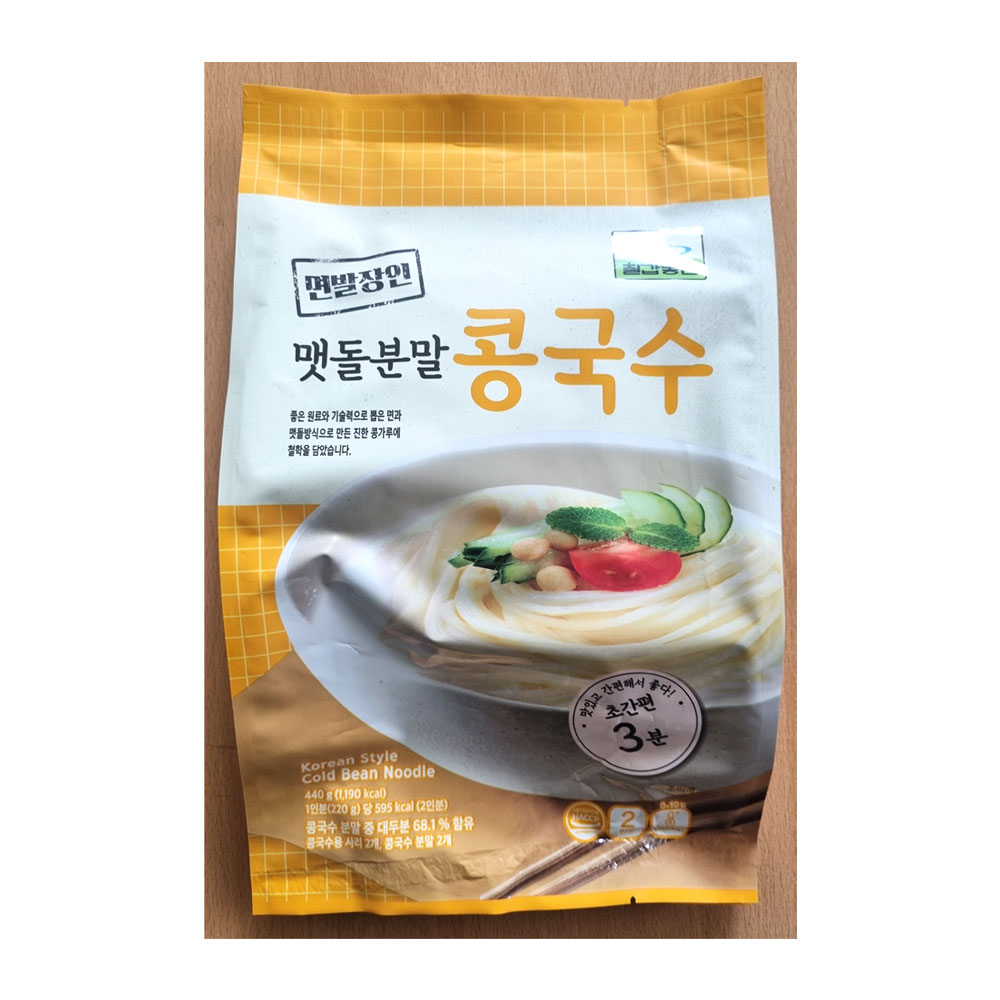 칠갑농산 맷돌분말 콩국수 440g(2인분) x 10개 : 올컴퍼니