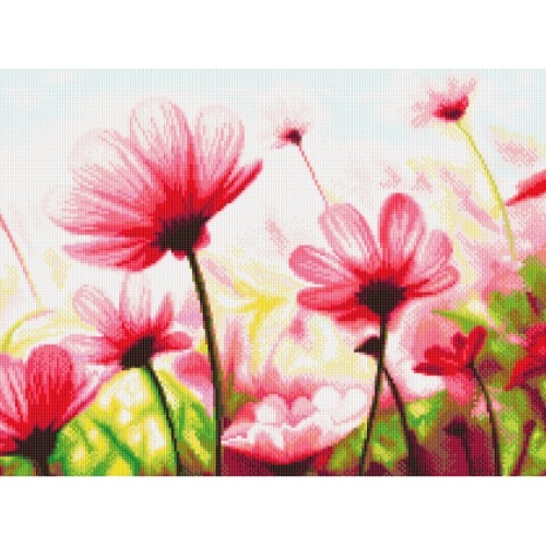 블링- 코스모스(원형+AB) 60x45cm : 루비자수 보석십자수