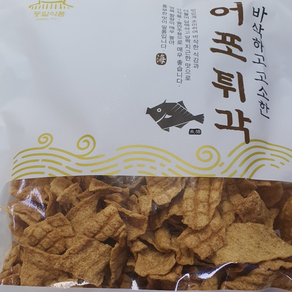 [양산시 배달] 술안주 어른간식 어포튀각 300g [덕계 충무유통] : 동네시장 장보기