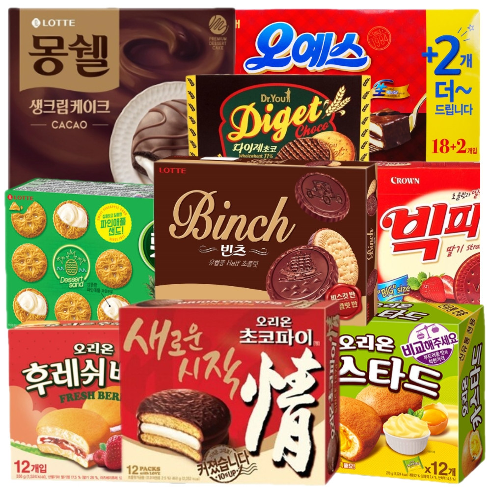 롯데 카스타드오리지널 138g 1개 낱개포장 대용량 탕비실 파이류 곽 과자 사무실간식 : 마켓대표