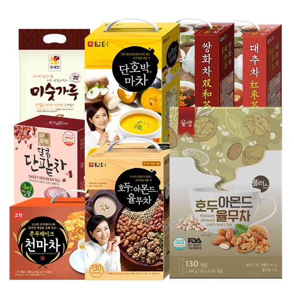 꽃샘 호두아몬드율무차 130T : 더커피 주식회사
