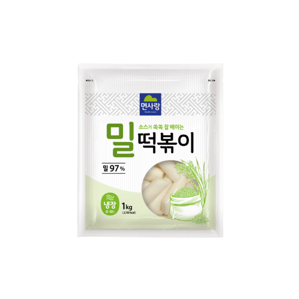 면사랑 밀떡볶이 1kg : 와우식자재