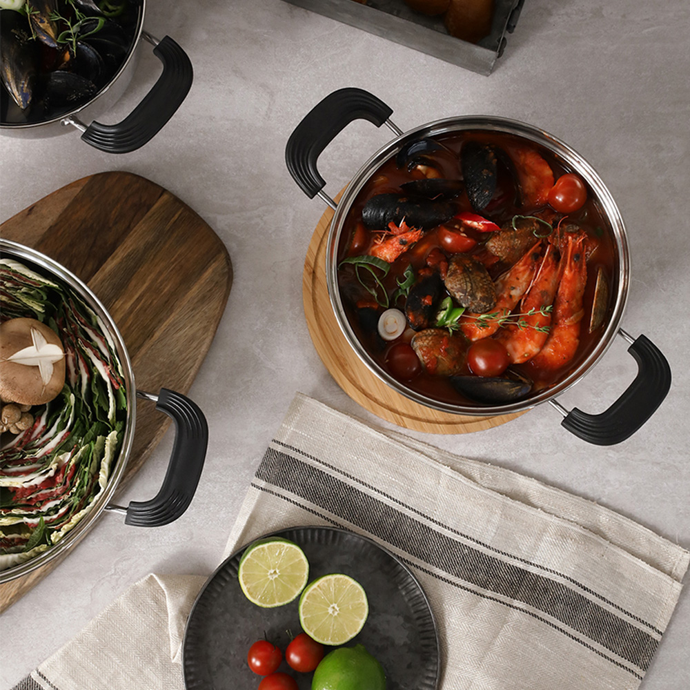 리빙아트 냄비 양수 편수 찜솥 곰솥 라면냄비16cm : 생활애 리테일