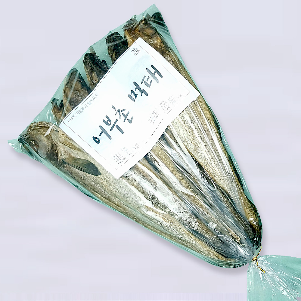 어부촌먹태(10미) 6통 통먹태 호프집 마른안주 업소용 대용량 맥주안주 : 건어물캠퍼스