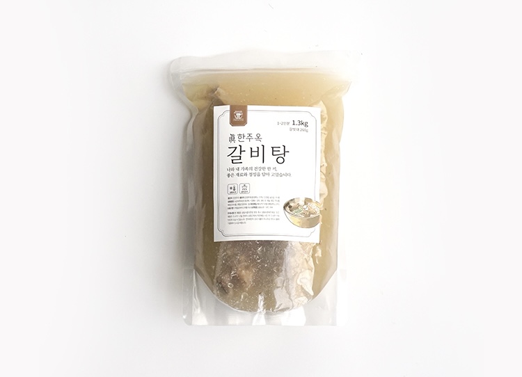 진한주옥 별미 돼지목뼈 갈비탕 100% 진짜 갈빗대 수제 왕갈비탕 : 진한주옥