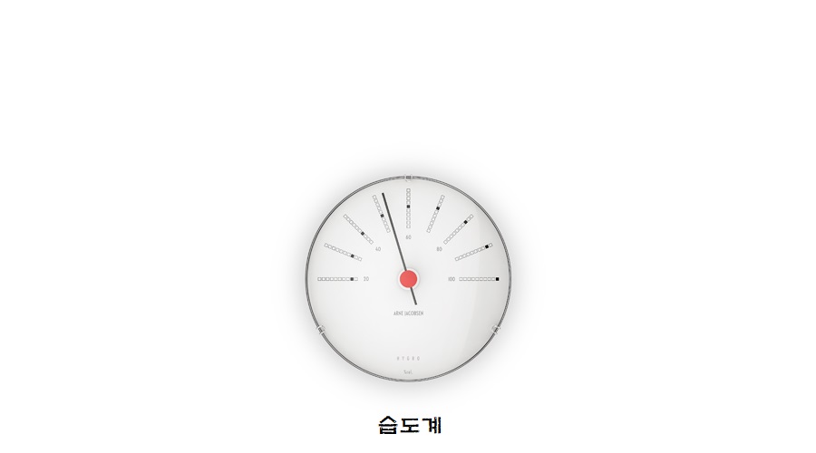 [애프터룸스]Arne Jacobsen Clocks Bankers Set 아르네 야콥센 클락스 뱅커스 세트 (시계, 온도계, 습도계) : 애프터룸스