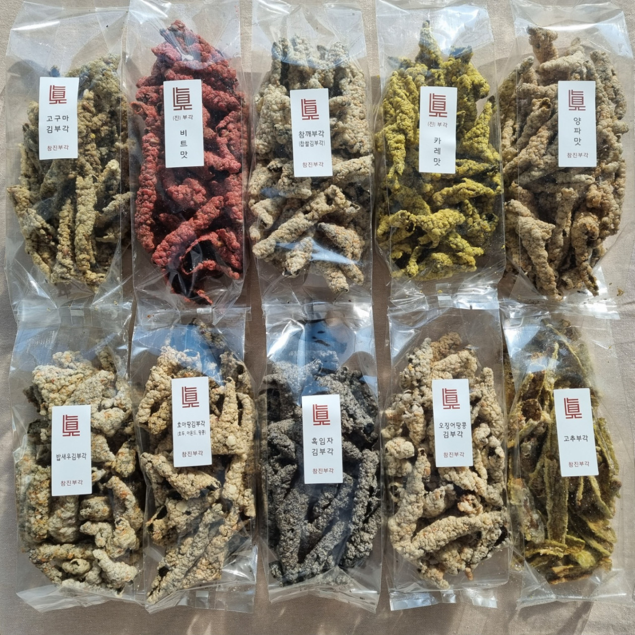 참진 수제 찹쌀 김부각 (60g) : 참진부각