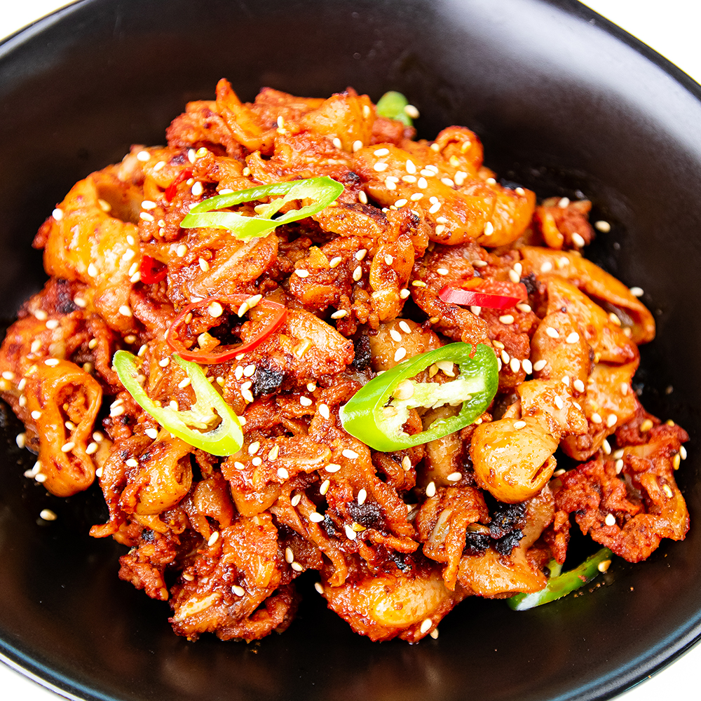 [2개묶음] 퇴계원 원조 이모네 알/오돌 곱창 540g/한돈 돼지곱창 술안주 밀키트 캠핑 : 욜로스푼