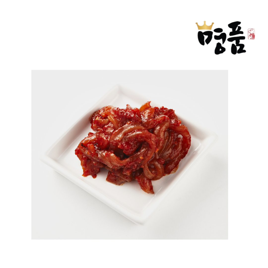 오징어젓 오징어젓갈 20KG 말통 대용량 벌크 업소용 도매 낙지젓 쫄깃하고 맛있는 : 명품씨푸드