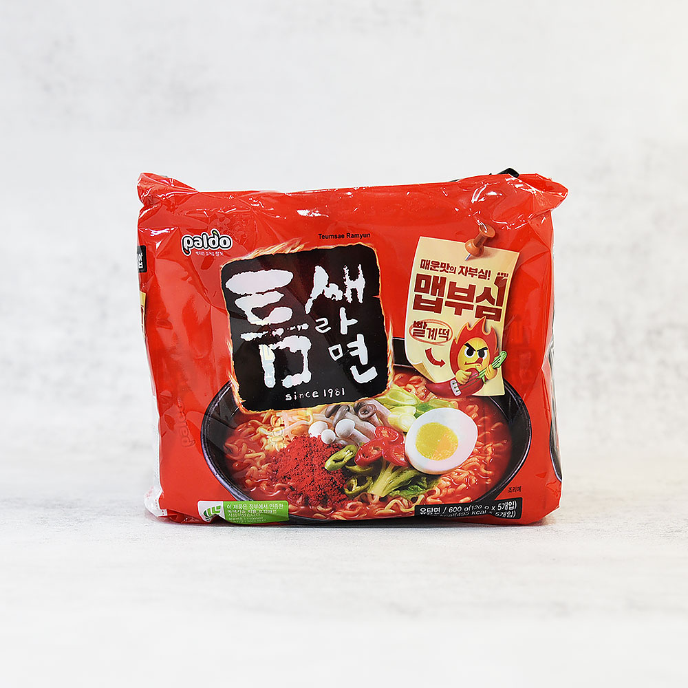[팔도] 틈새라면 120g X 5개 : 미스터 아빠