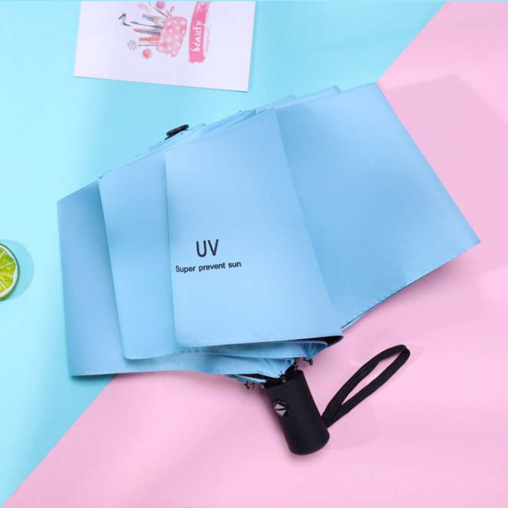 UV 3단 우산 단색 양산 우산겸용 자외선차단 우양산 : MagicMart