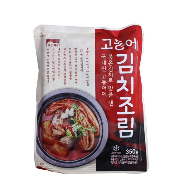 고향 옛맛 고등어김치조림 350g×30입 1박스 냉동보관 : 무궁푸드