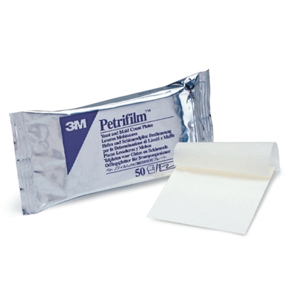 효모 곰팡이 페트리 필름 배양지 3M Petrifilm 효모/곰팡이 용 (50/pk) : 지피사이언스
