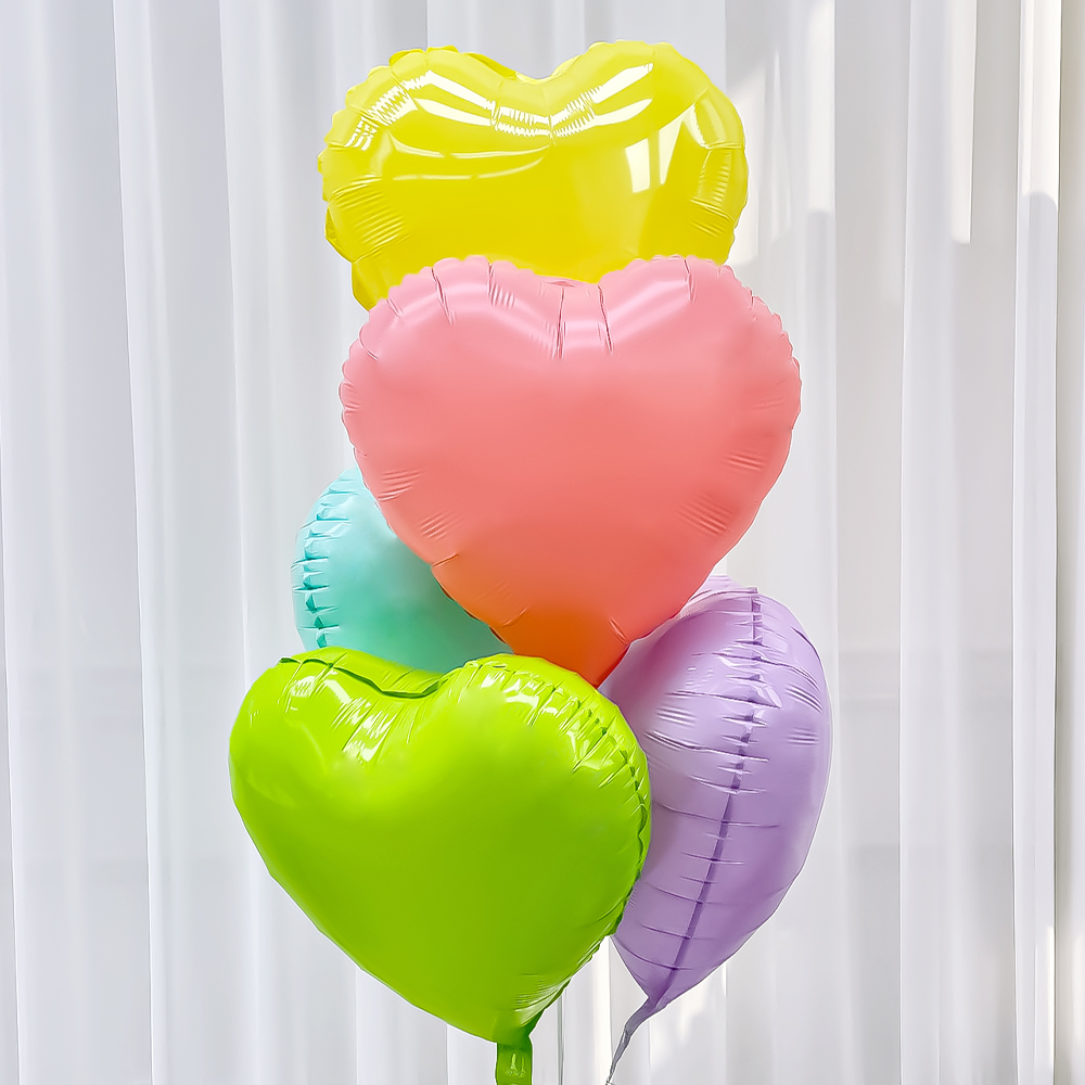 캔디 하트 풍선 생일 홈 파티 이벤트 장식 용품 : RONA PARTY