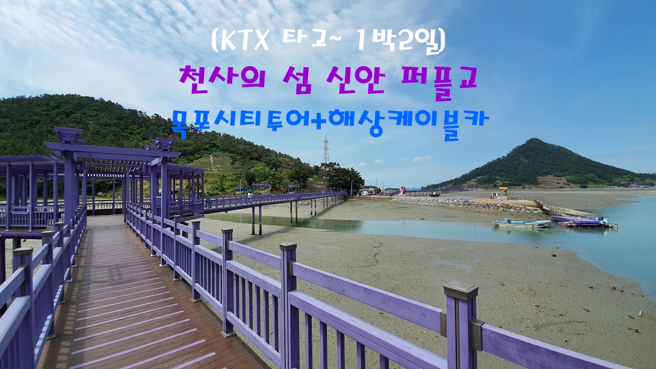[KTX] 천사의섬 신안~퍼플교~목포해상케이블카 기차여행(1박2일) : 보군여행사