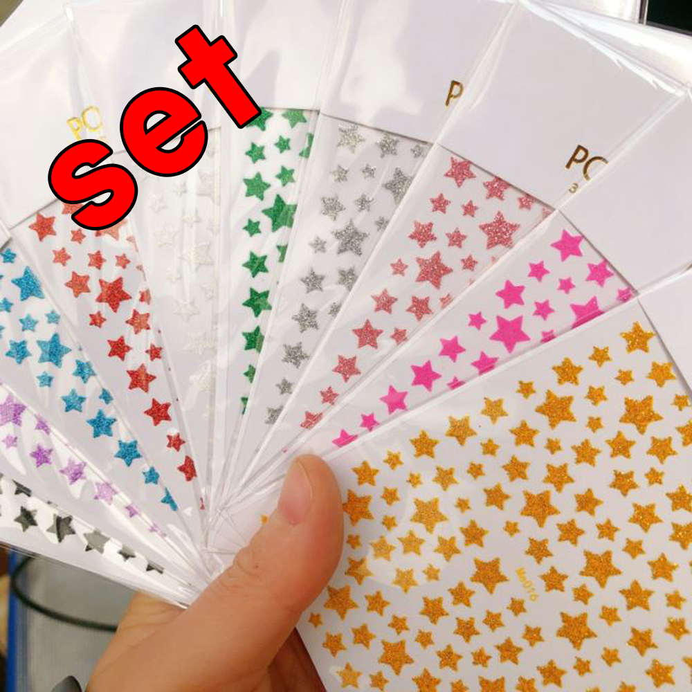 [set] 오돌토돌 스타 레진 네일아트 스티커 : 옥상공방스토리
