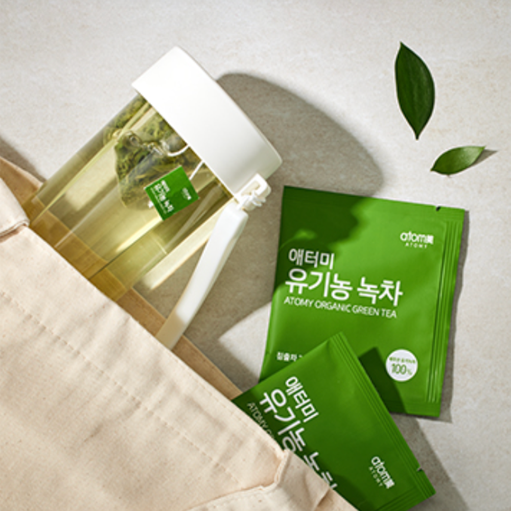 애터미 유기농 녹차 티백 18개입 : 청화마트